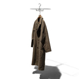 RUBBERIZED FABRIC HANGING ORGANIZER W/WIRE FRAME / COAT & JACKET