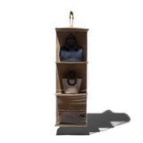 RUBBERIZED FABRIC HANGING ORGANIZER / BAG 3 Shelves