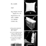 BAG SHAPER PILLOW / Square 45 x 45