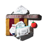 RUG POUCH / Mustard x Burgundy