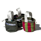 VINTAGE JUMPSUIT FABRIC DRAWSTRING BAG - LIM.ED.