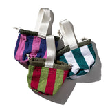 VINTAGE JUMPSUIT FABRIC DRAWSTRING BAG - LIM.ED.