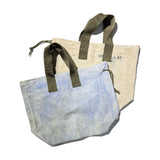 SAC POSTAL VINTAGE TRANSFORMÉ EN CABAS AVEC FERMETURE ÉCLAIR - ÉDITION LIMITÉE.