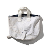 SAC POSTAL VINTAGE TRANSFORMÉ EN CABAS AVEC FERMETURE ÉCLAIR - ÉDITION LIMITÉE.