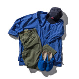 COTTON STRIPE SHIRT / REGULAR COLLAR