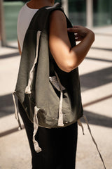 VINTAGE PARACHUTE SQUARE BAG