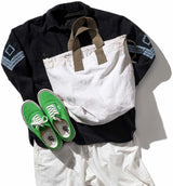 VINTAGE POSTAL BAG CONVERTED TO TOTE - LIM.ED.