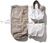 VINTAGE POSTAL BAG CONVERTED TO TOTE W/ZIPPER - LIM.ED.