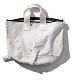 VINTAGE POSTAL BAG CONVERTED TO TOTE W/ZIPPER - LIM.ED.