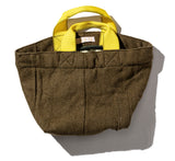 VINTAGE WOOL GARMENTS ZIP TOTE - LIM.ED.