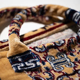 POLYESTER COTTON RUG FABRIC BAG YELLOW