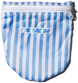 SCHOOL TIE FABRIC SEMICIRCLE POUCH