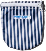 SCHOOL TIE FABRIC SEMICIRCLE POUCH