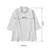 COTTON STRIPE SHIRT / REGULAR COLLAR