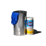 RECYCLE STEEL TRASH CAN / Round ø180