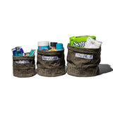 VINTAGE MATERIAL ORGANIZER WITH RIVET / Large