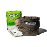 VINTAGE MATERIAL ORGANIZER WITH RIVET / Large