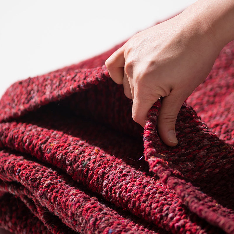 HANDLOOMED RECYCLE YARN RUG / 2.25 x 3.0