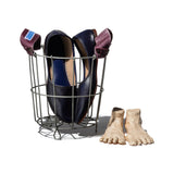 BELT HANDLE ROUND BASKET