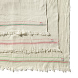 WOOL MIX IVORY BLANKET