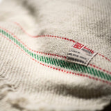 WOOL MIX IVORY BLANKET