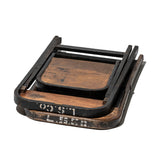 WOODEN VINTAGE CINEMA CHAIR