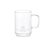 BOROSILICATE GLASS MUG / Shallow Stacking