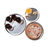 PLATEAU ROND EN ALUMINIUM / ø8"