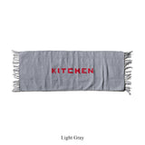 HANDLOOMED RECYCLE YARN KITCHEN MAT