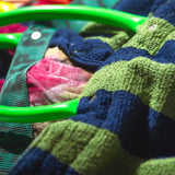 POOL BAG PATTERN LINING / Orange Tube