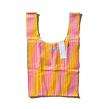 SCHOOL TIE FABRIC BAG / Pink x Yellow