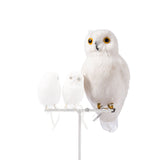 ARTIFICIAL BIRDS Owl White / Large